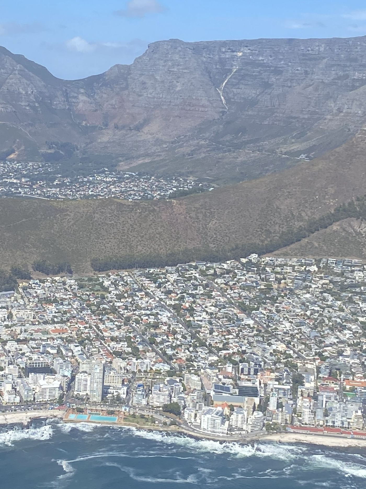 Cape Town from the helicopter