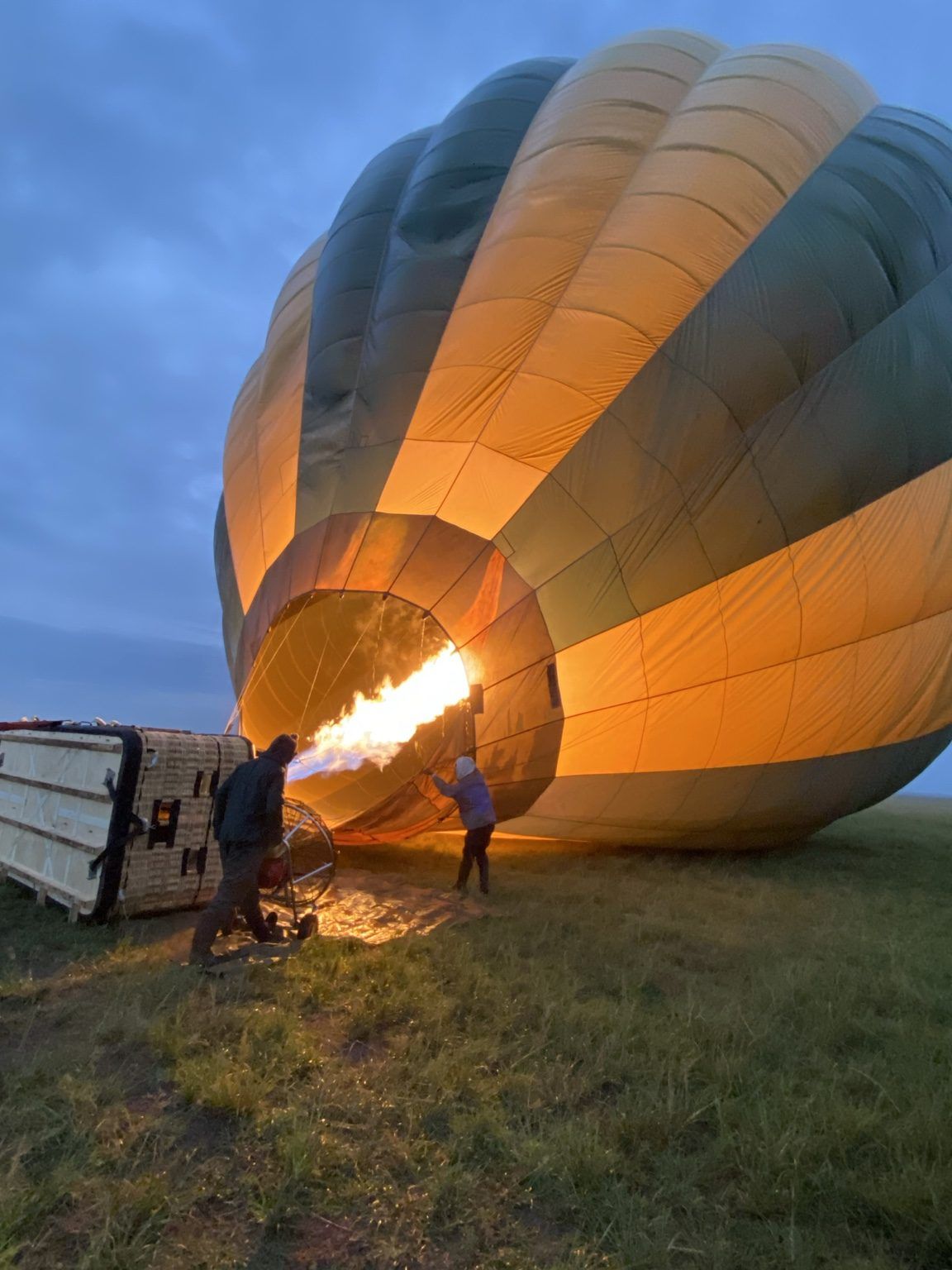 Hot air balloon adventure in Kenya