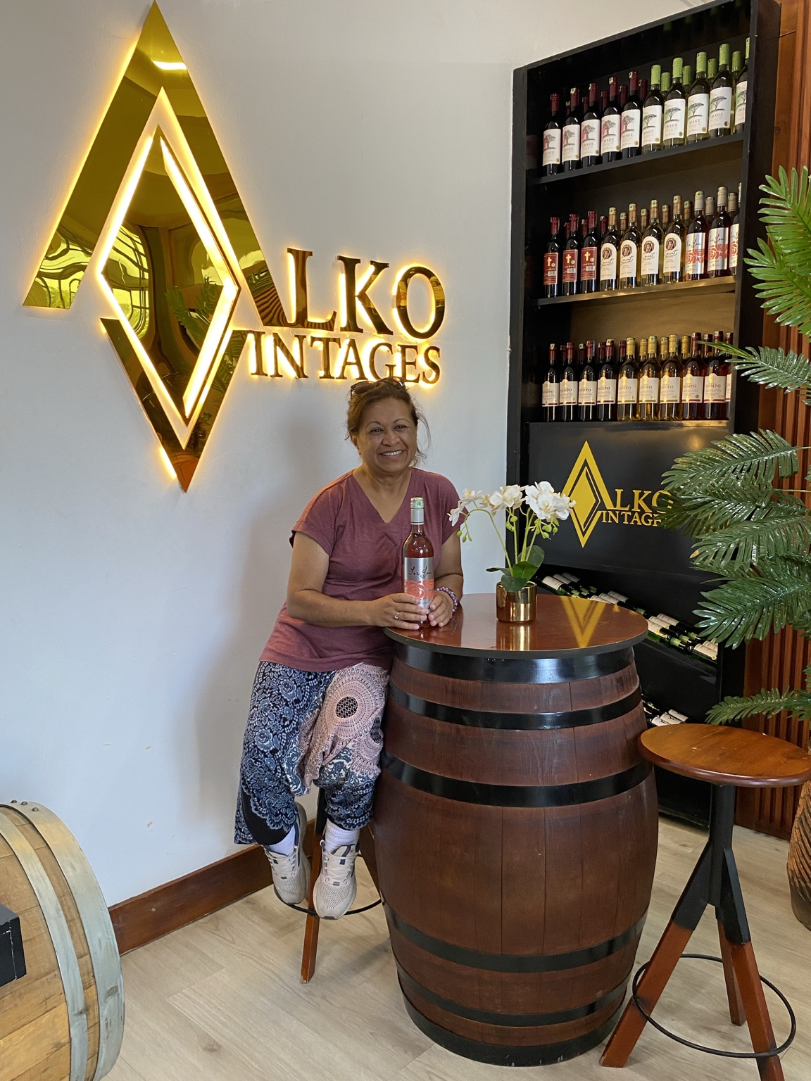 Wine tasting at Alko Vintages